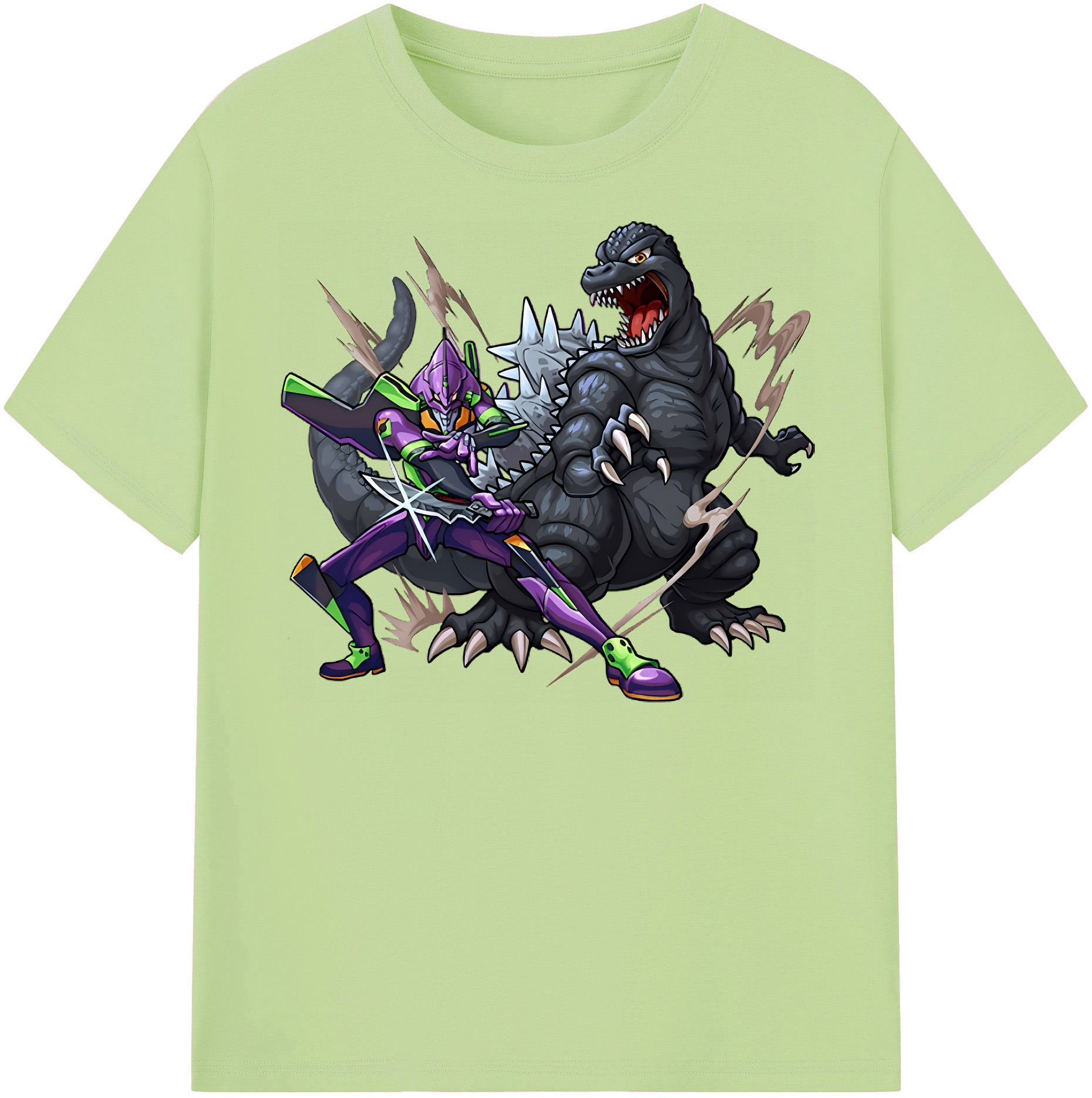 （画像用） EVA 新世紀エヴァンゲリオン 綿100％半袖Tシャツ（フロントプリント）
